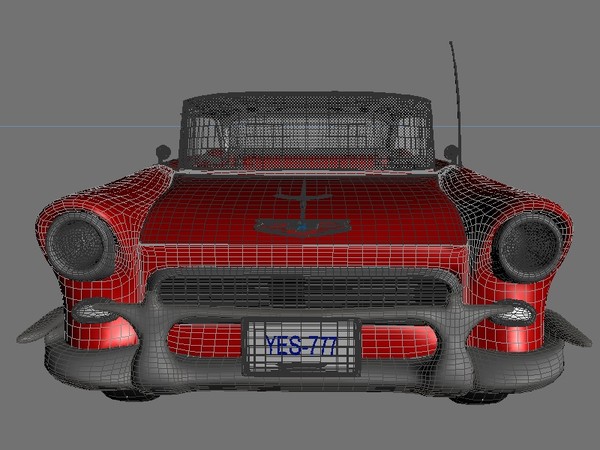 3dsmax classic chevrolet - Chevrolet 1950s Bel Air (With Interior)... by Whong